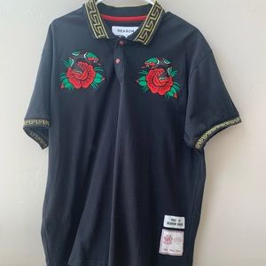Men’s REASON Brand short Sleeve Polo Size  XL